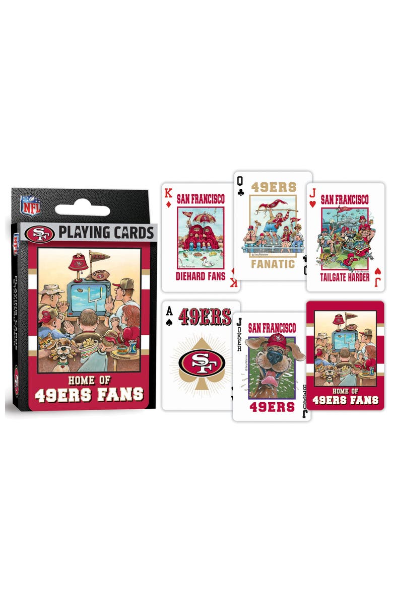 San Francisco 49ers Fan Playing Cards, Alternate, color, Multicolor