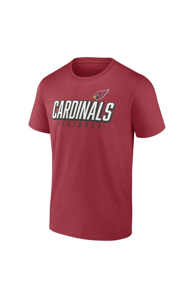 FANATICS Men's Fanatics Branded Cardinal/Black Arizona Cardinals Player Pack T-Shirt Combo Set, Alternate, color, 