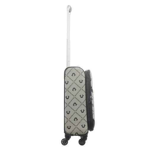 TRUE RELIGION TRUE RELIGION SOFT SIDED 23" EXPANDABLE, SPINNER LUGGAGE WITH BUDDAH PATCH