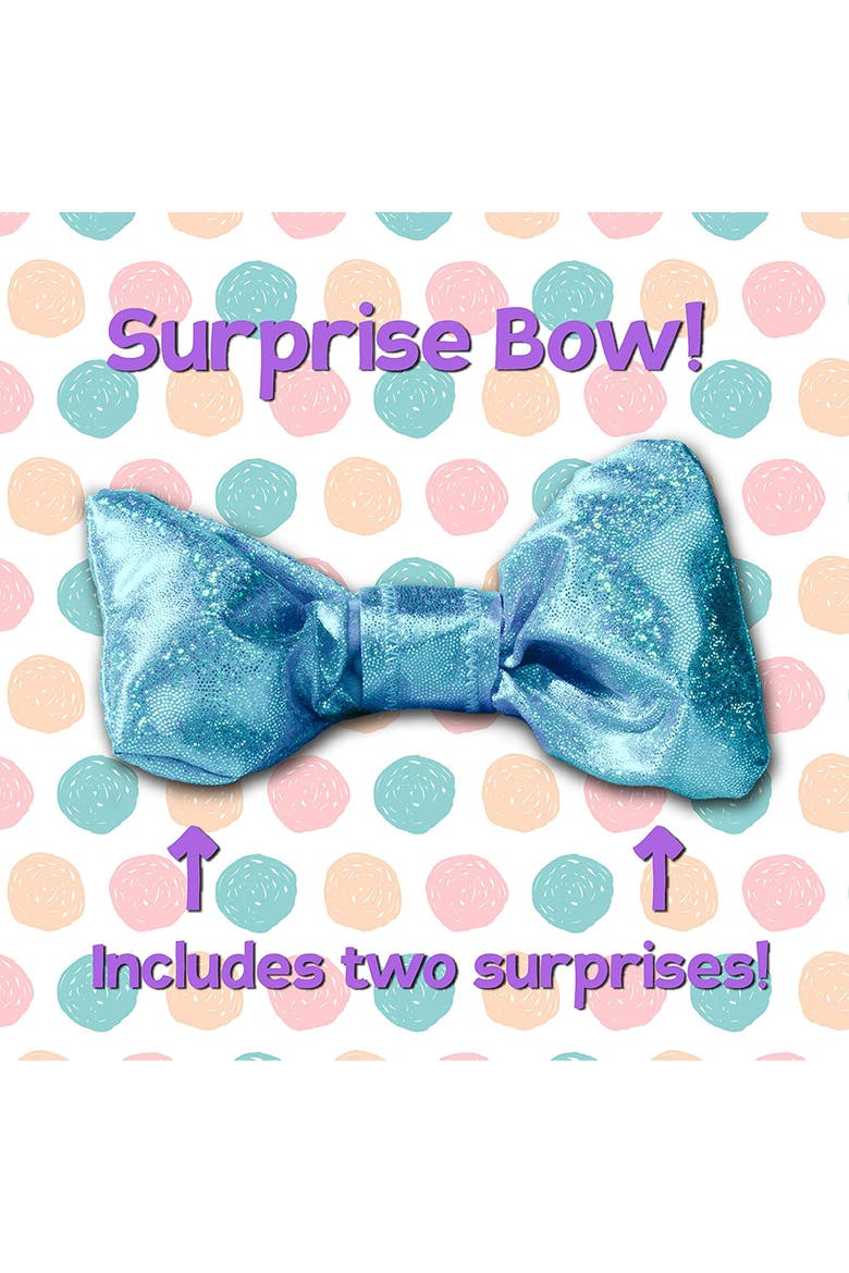 9 Inch Plush Frosty Bow Pet Dog, Alternate, color, Multicolored