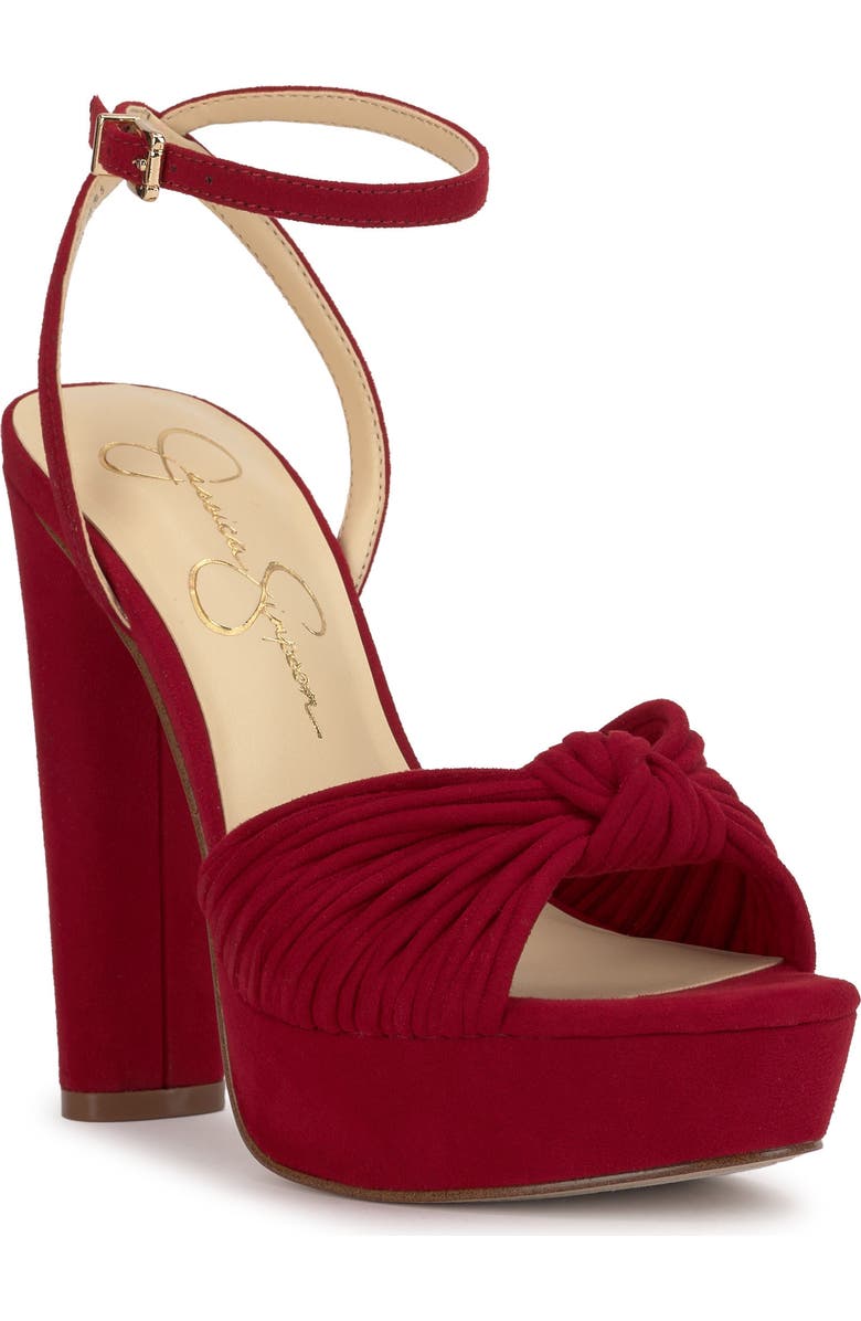 Jessica Simpson Immie Platform Sandal, Main, color, Chili Pepper