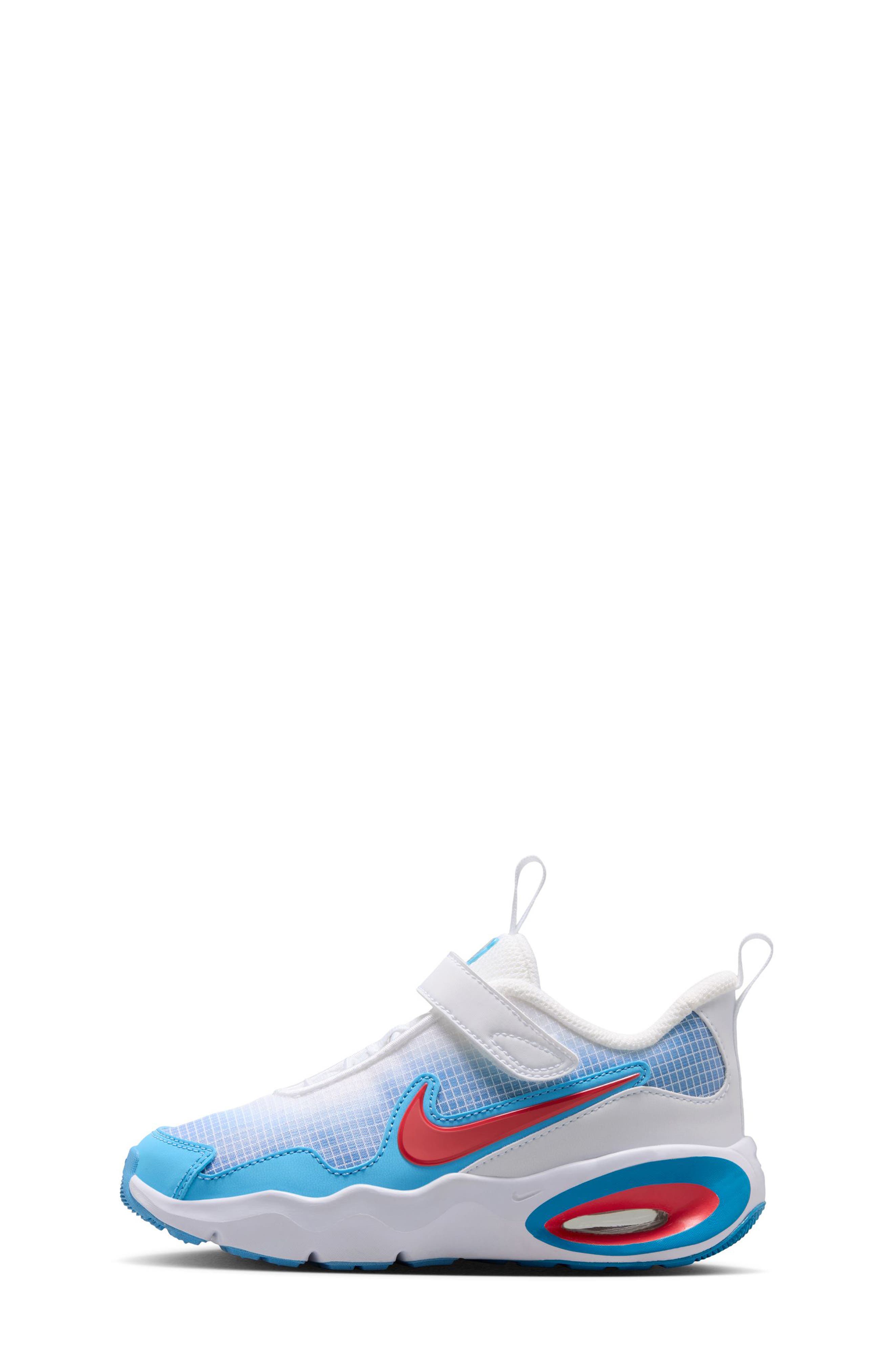 Kids' Air Max Nova Sneaker, Alternate, color, WHITE/ BLUE/ FUSION RED
