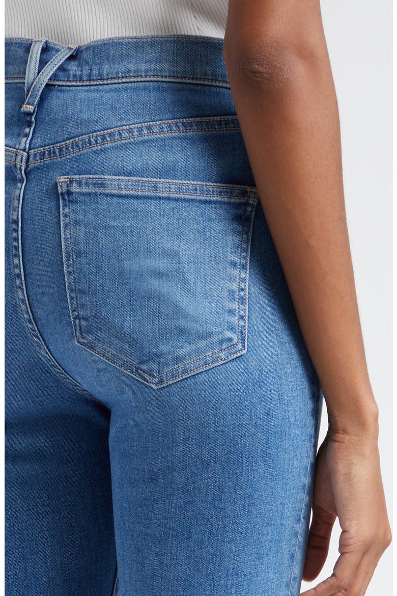 Carly High Waist Crop Kick Flare Jeans, Alternate, color, BRIGHT LAKESHORE