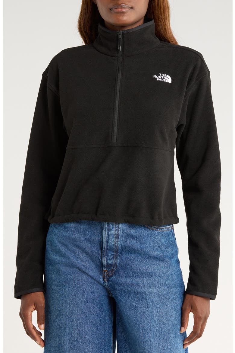 Glacier Polar Fleece Pullover, Alternate, color, TNF BLACK