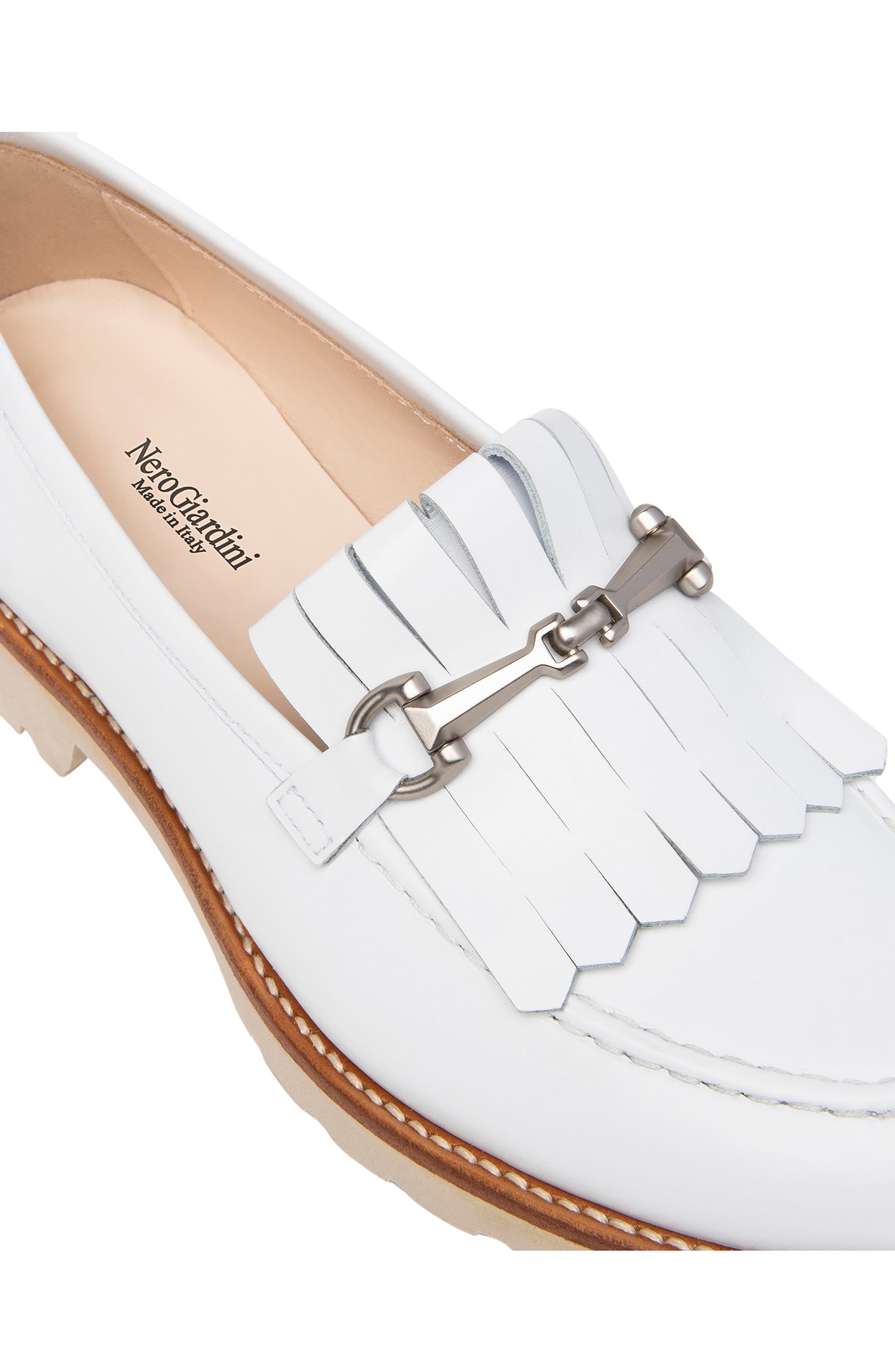 NeroGiardini Kiltie Bit Loafer, Alternate, color, 