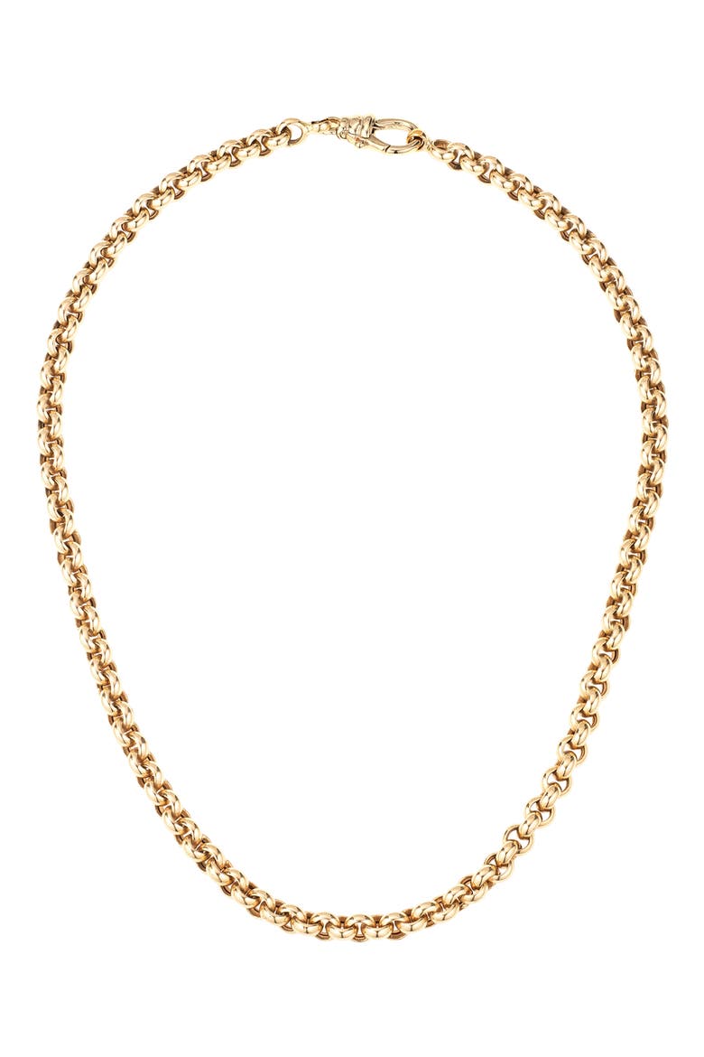 Chunky Rolo Chain Necklace, Alternate, color, 14K YELLOW GOLD