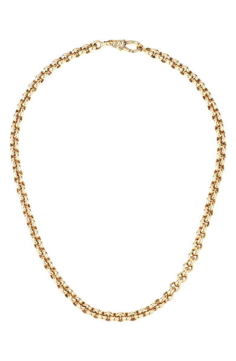 Adina Reyter Chunky Rolo Chain Necklace, Alternate, color, 14K Yellow Gold