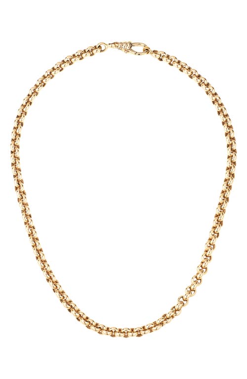 Adina Reyter Chunky Rolo Chain Necklace In Gold