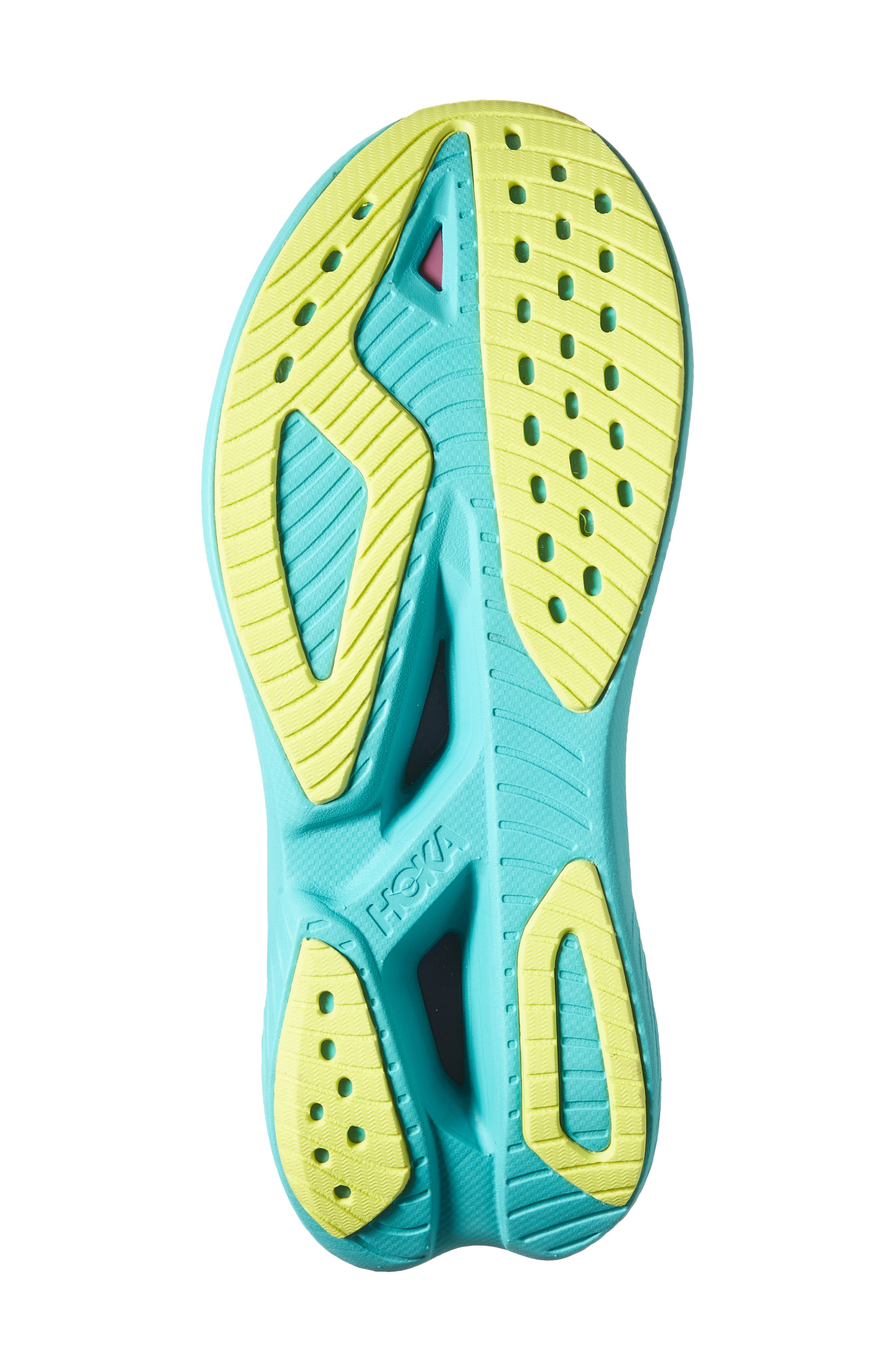 HOKA Mach X 2 Running Shoe, Alternate, color, Frost / Electric Aqua