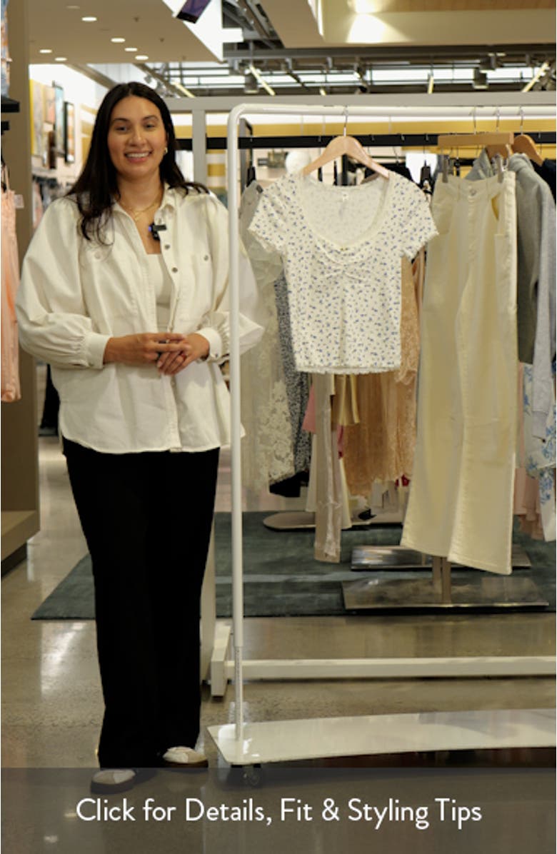 Pointelle Cap Sleeve Top, sales video thumbnail