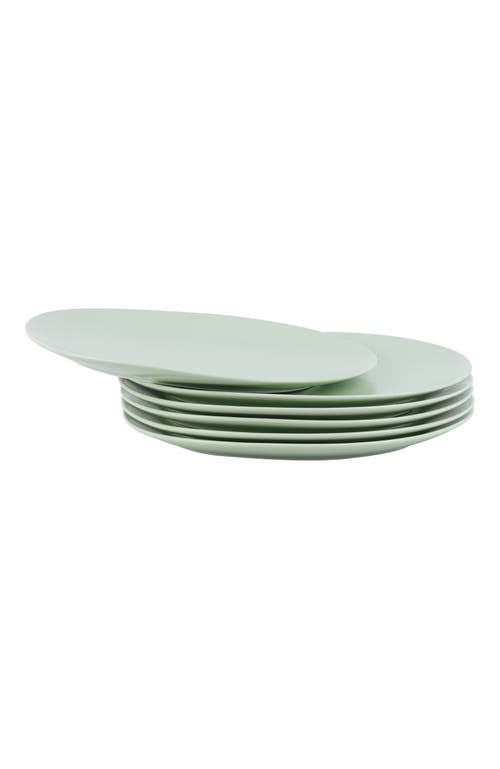 Stone Lain Delilah Porcelain 6-piece Dinner Plate Set In Pink