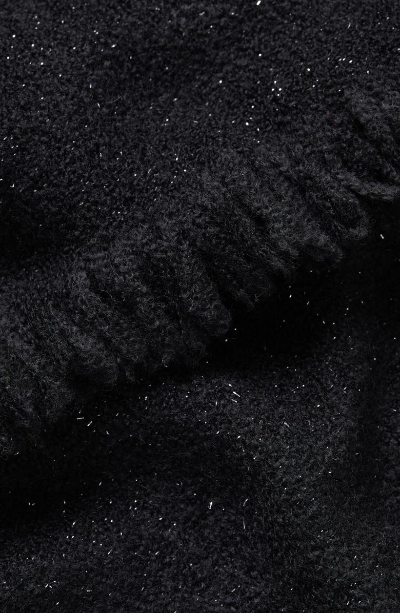 JANE CARR Glaciale Metallic Cashmere Blend Scarf, Alternate, color, 