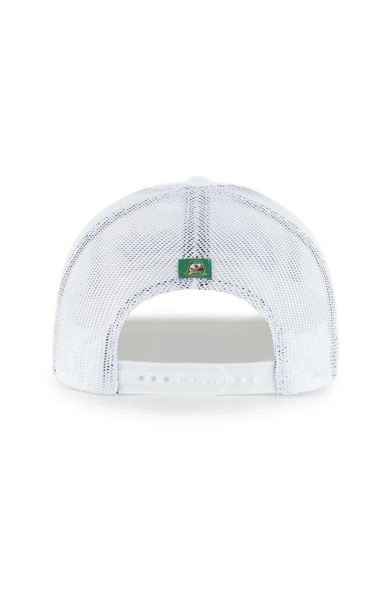 '47 Men's '47 White Oregon Ducks Garner Rope Trucker Adjustable Hat, Alternate, color, 