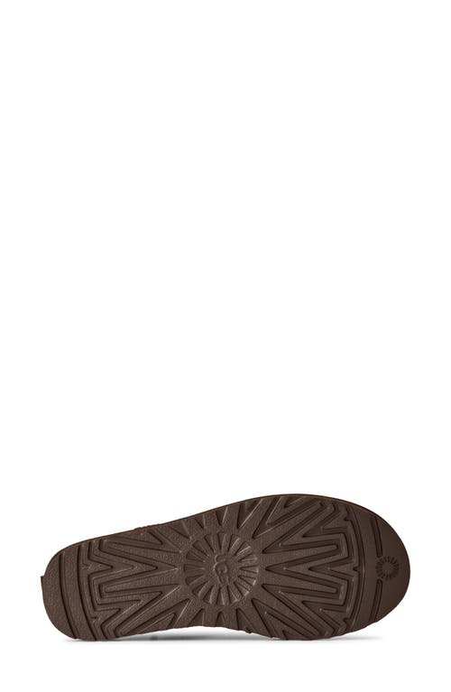 Ugg(r) Classic Micro Genuine Shearling Slipper In Brown
