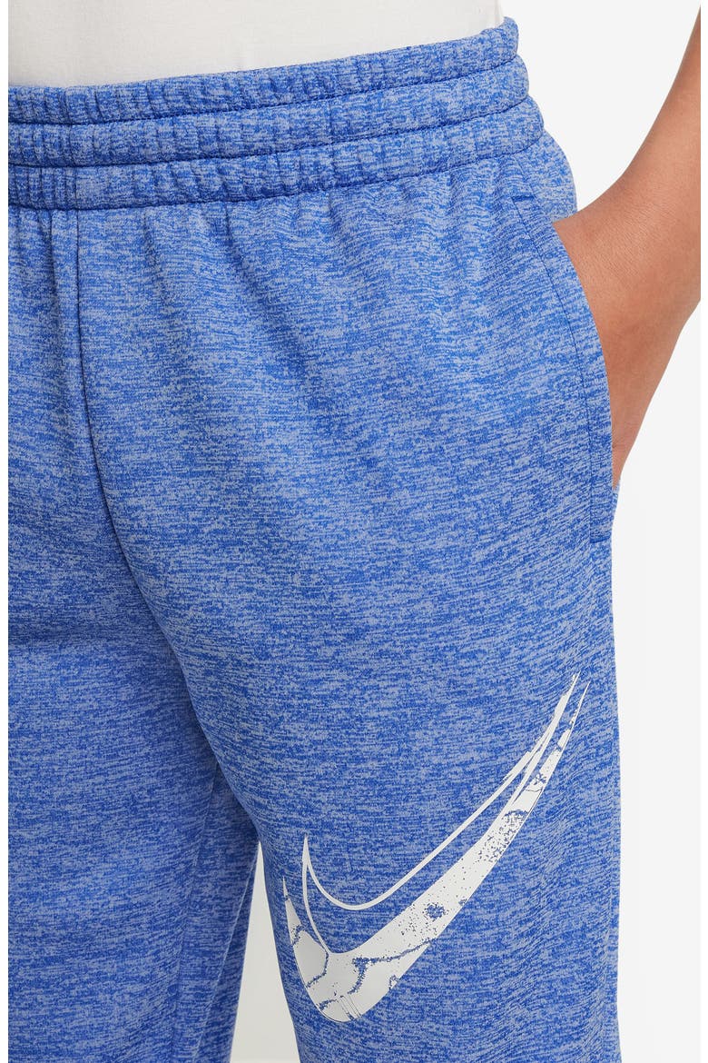 Kids' Therma-FIT Joggers, Alternate, color, GAME ROYAL/ BLUE/ WHITE
