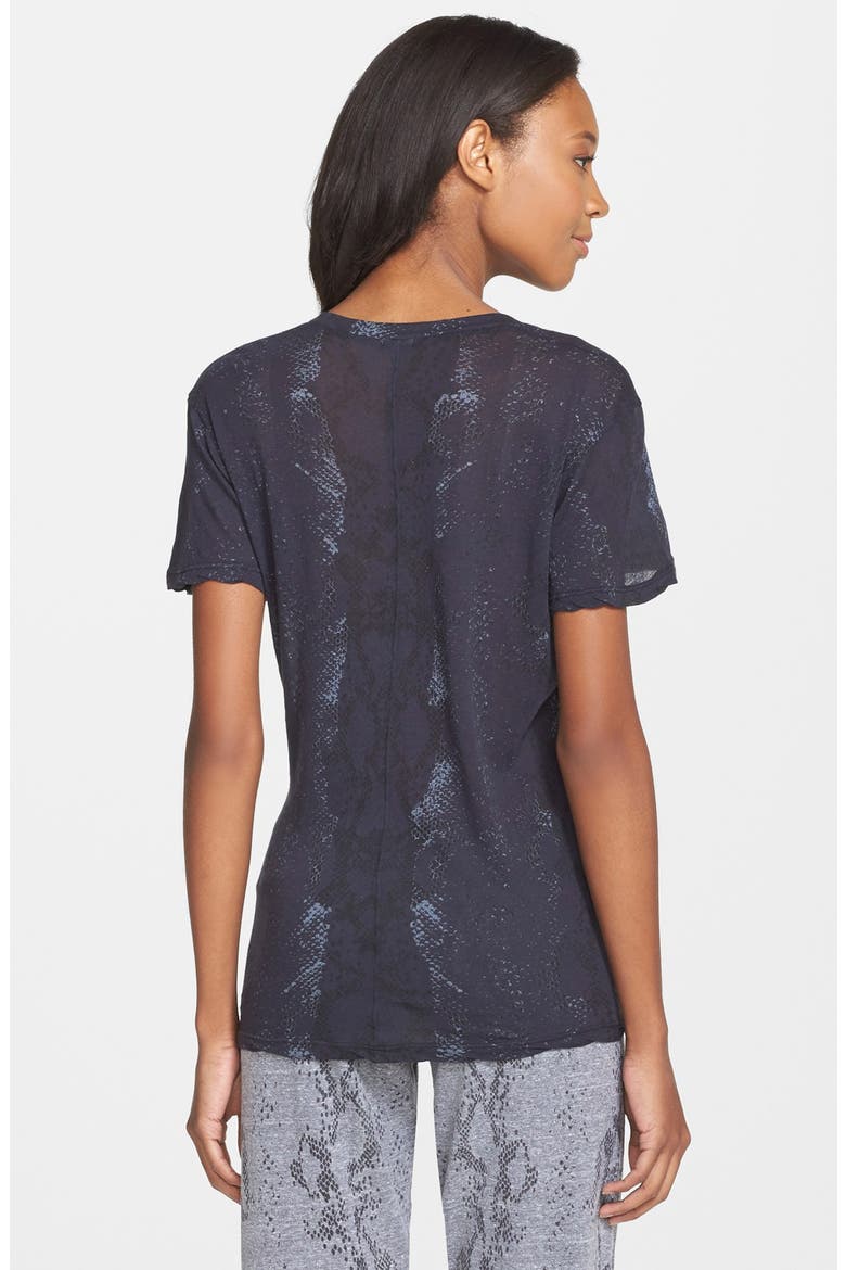 Snake Print Tee, Alternate, color, NEPTUNE