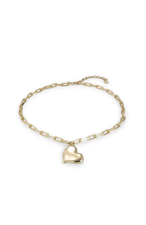 Medium Heart Link Necklace