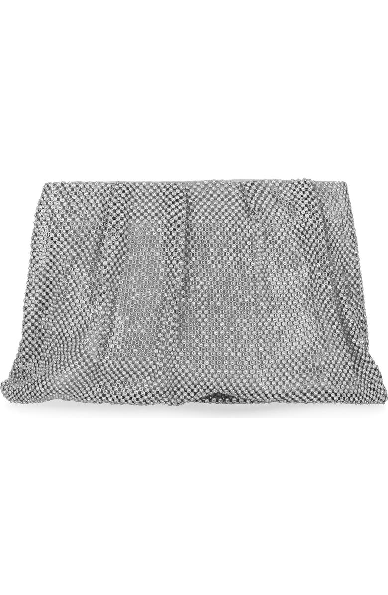 Jessica McClintock Francis Crystal Drape Clutch, Alternate, color, 42N-Silver