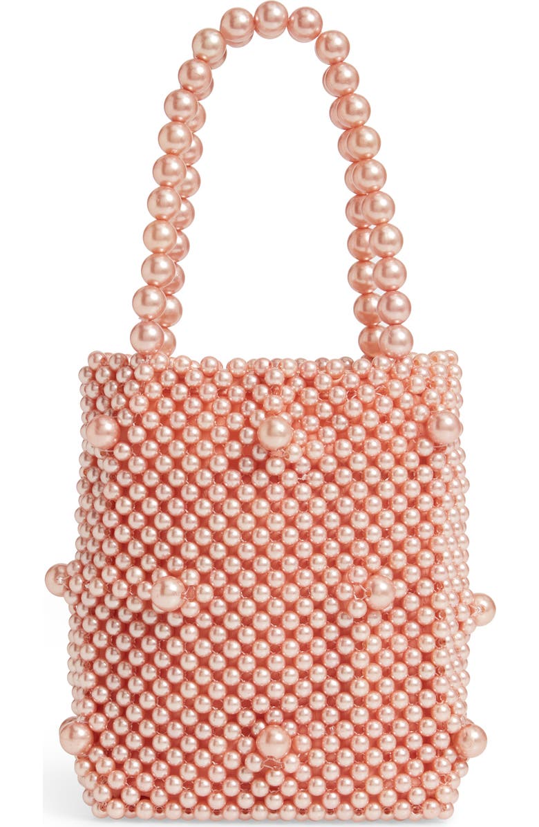 Rachel Parcell Mini Beaded Top Handle Bag, Alternate, color,