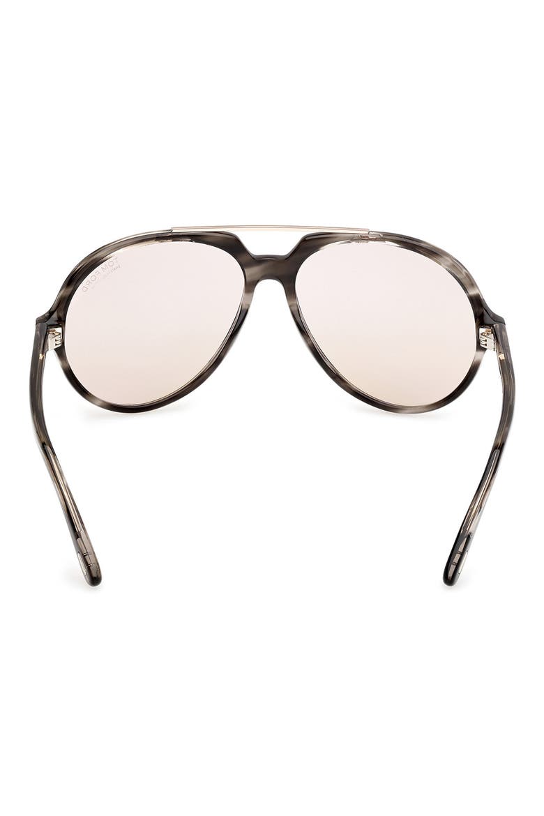 59mm Aviator Sunglasses, Alternate, color, HAVANA/ OTHER / BROWN