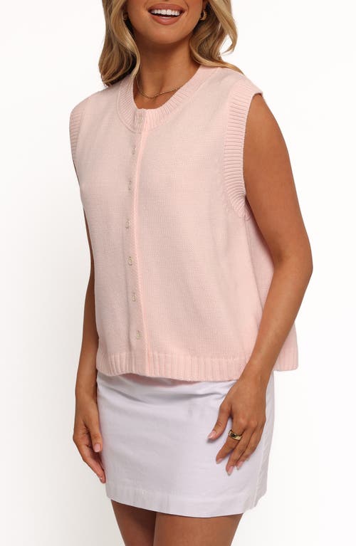 Petal And Pup Petal & Pup Sweater Vest In Pink