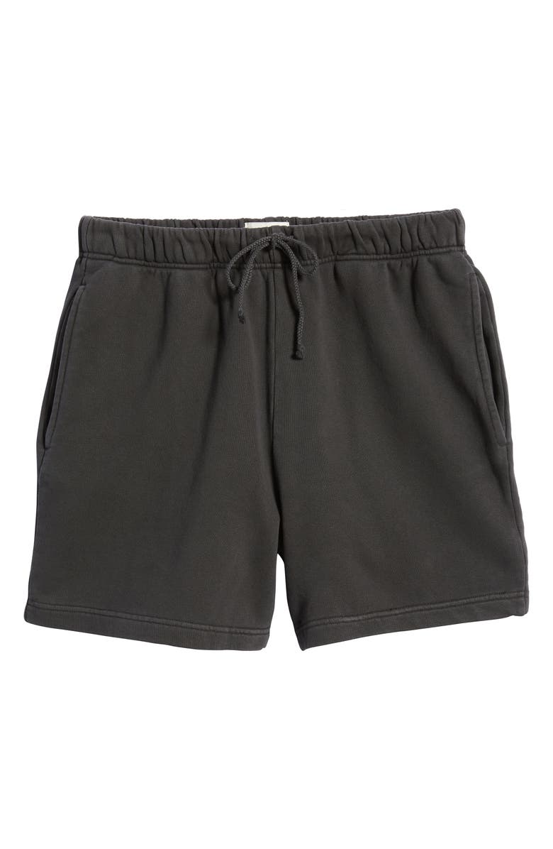 Elwood Core Organic Cotton Brushed Terry Sweat Shorts, Alternate, color, Vintage Black