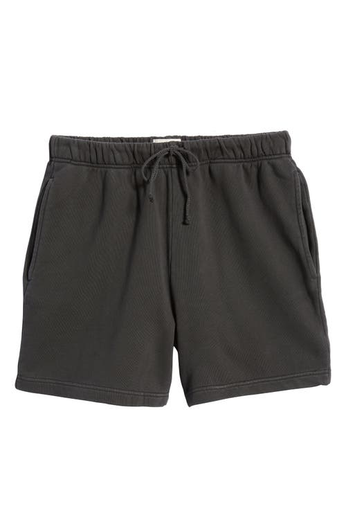 Elwood Core Organic Cotton Brushed Terry Sweat Shorts In Gray