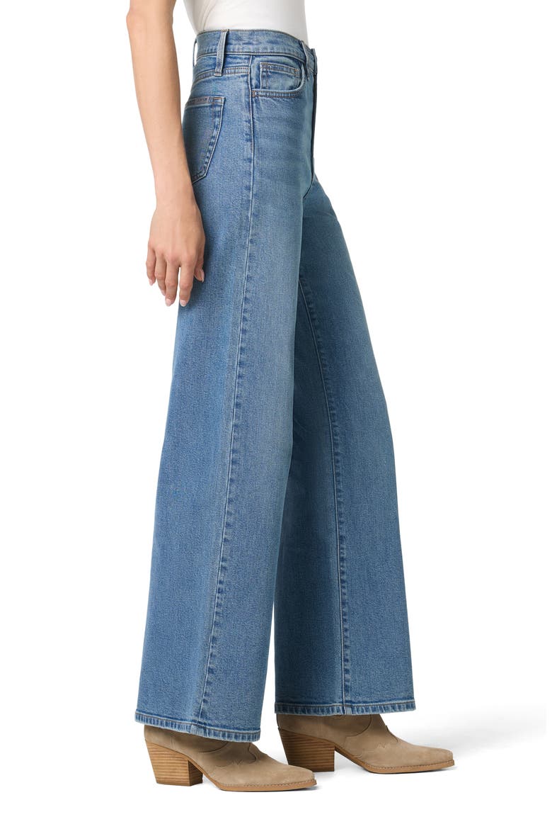 High Waist Wide Leg Jeans, Alternate, color, DE MINIMIS