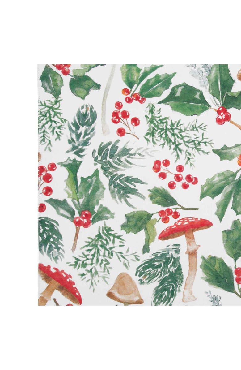 C&F Home Mushroom Meadow Placemats Set of 6, 14" x 20", Alternate, color, Green