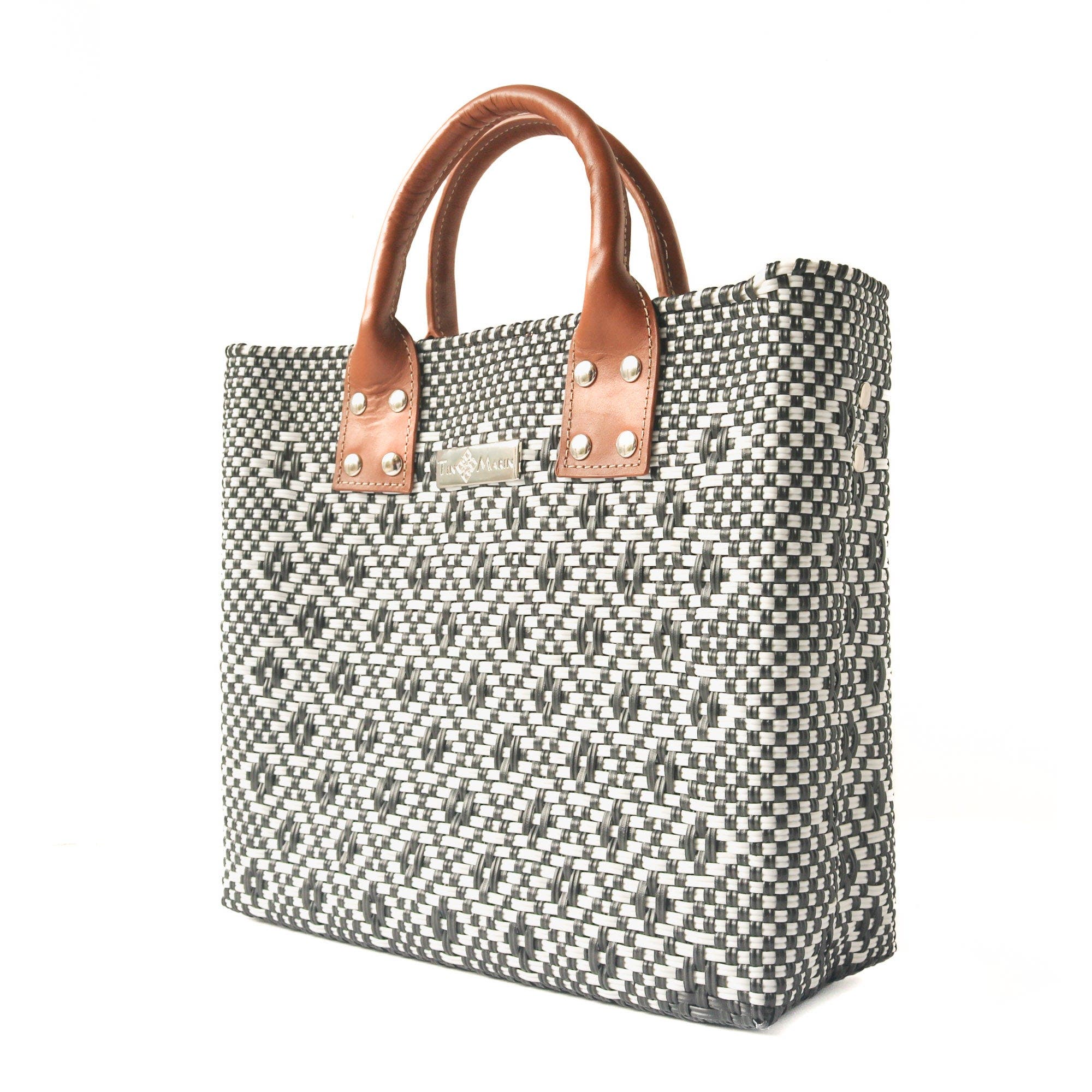Tin Marin Panda Large Woven Crossbody Bag, Alternate, color, Tan Leather Straps