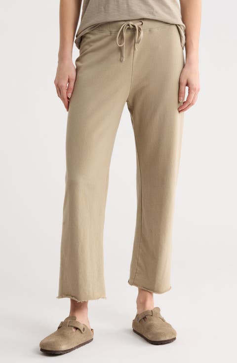 French Terry Raw Edge Sweatpants