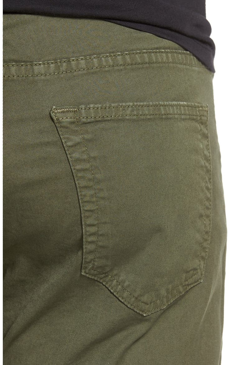 'Nomad' Skinny Fit Stretch Twill Pants, Alternate, color, SULFUR ARMY GREEN