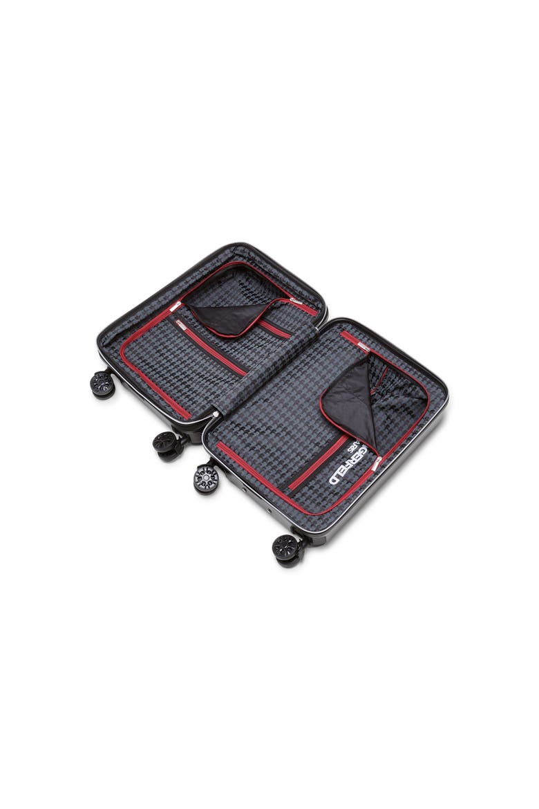 Up In Paris 21" Carry On Suitcase, Alternate, color, Black