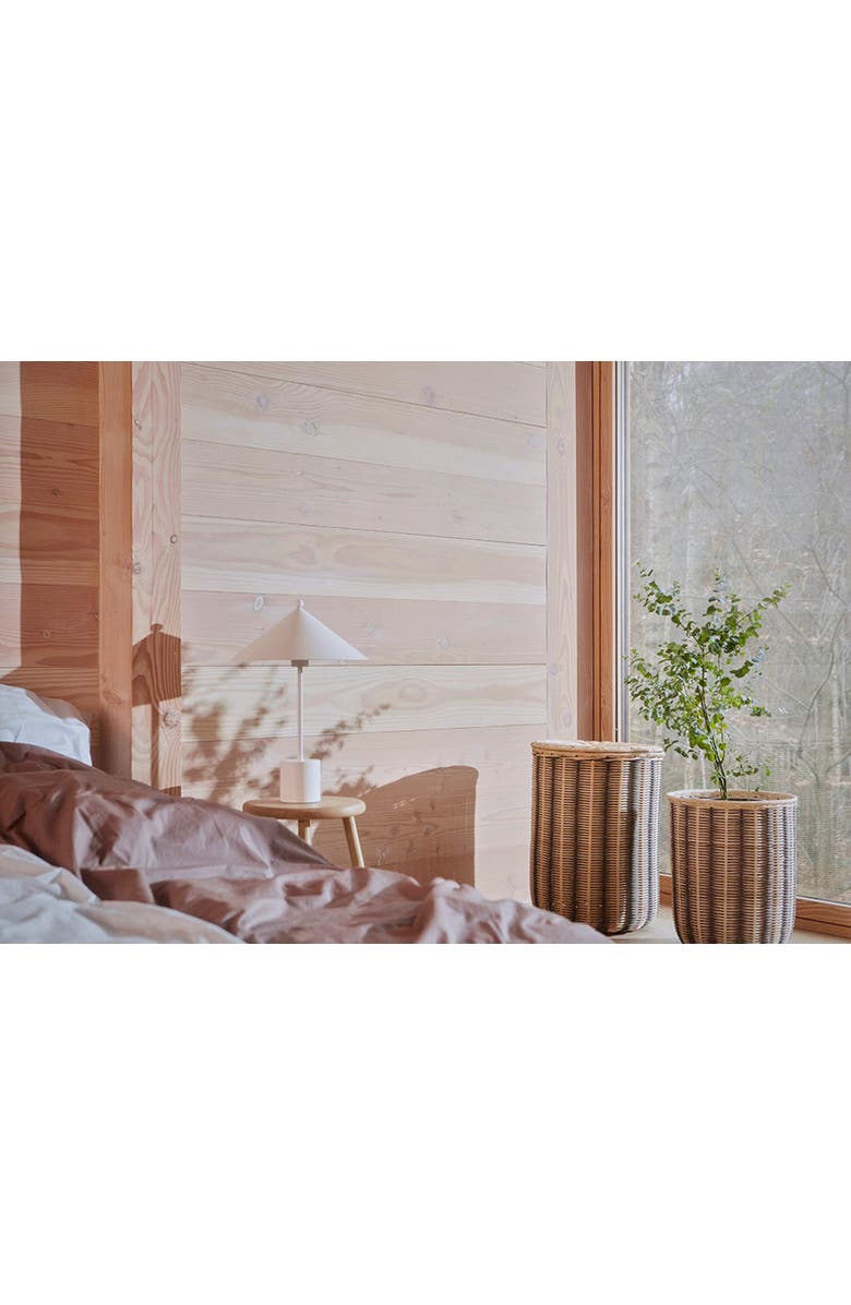 OYOY Striped Storage Basket, Alternate, color, Black/Nature