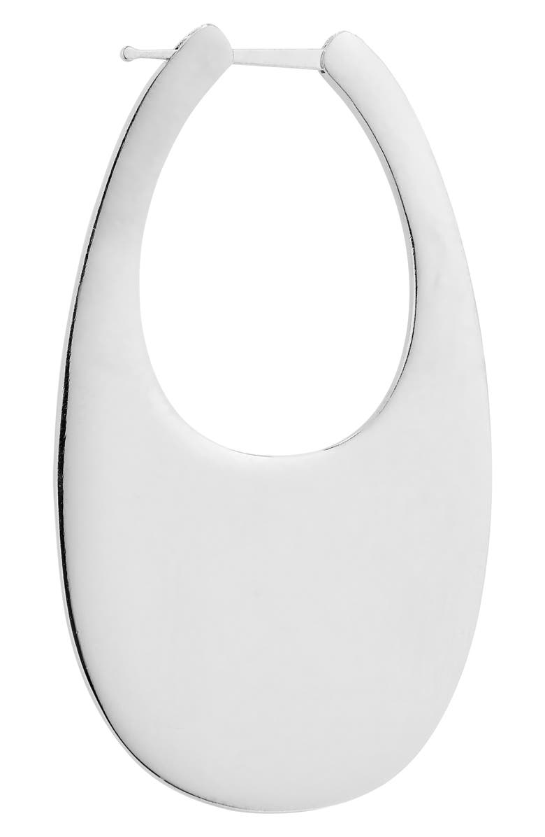 Coperni Large Swipe Hoop Earrings, Alternate, color,