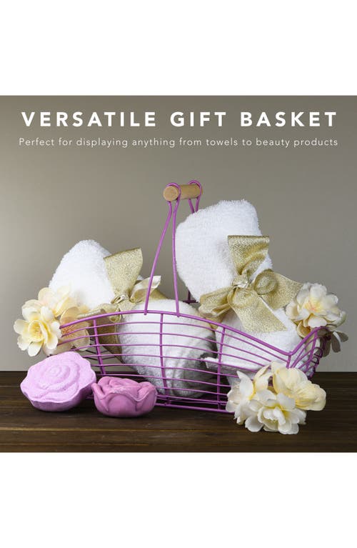 Lovery Vanilla Lavender Bath And Body Gift Basket In Purple