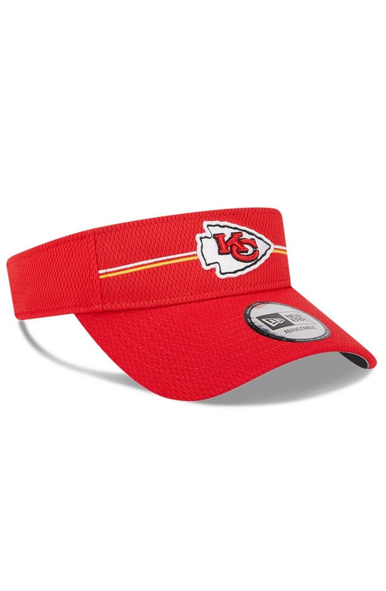 New Era Men's New Era Red Kansas City Chiefs 2023 NFL Training Camp Adjustable Visor, Alternate, color, 
