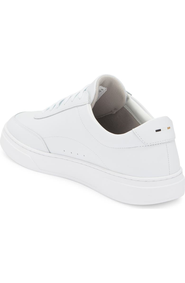 BOSS Kieran Tenn Low Top Sneaker, Alternate, color, White