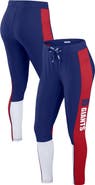 WEAR by Erin Andrews Women's WEAR by Erin Andrews Royal/Red New York Giants Color-Block Leggings