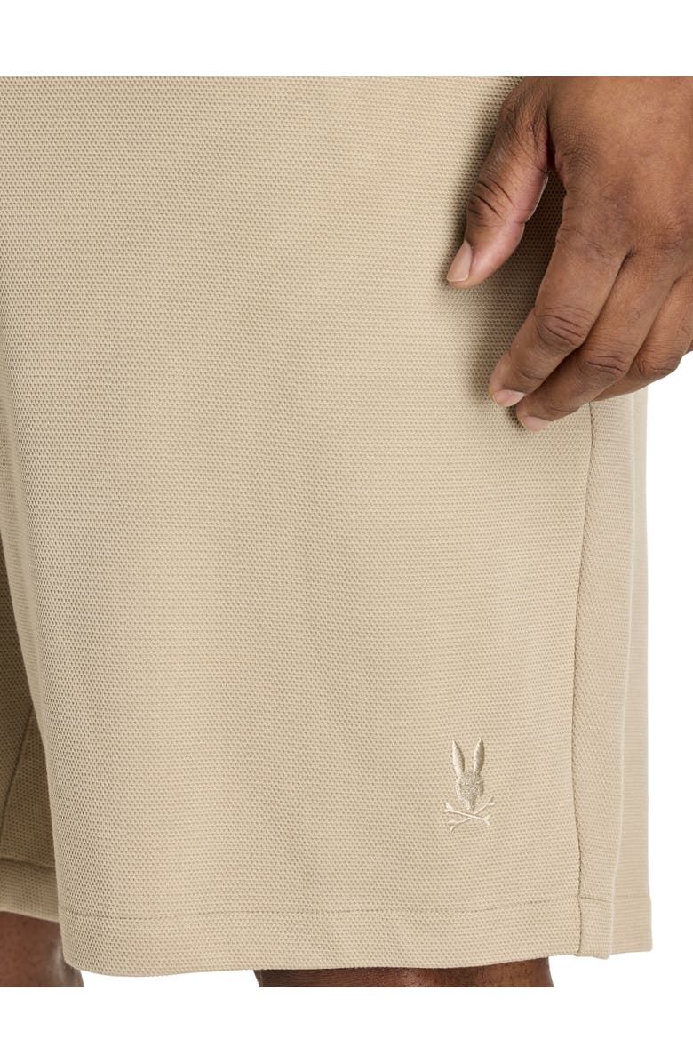 Psycho Bunny Big & Tall Shiro Honeycomb Shorts, Alternate, color, Stone