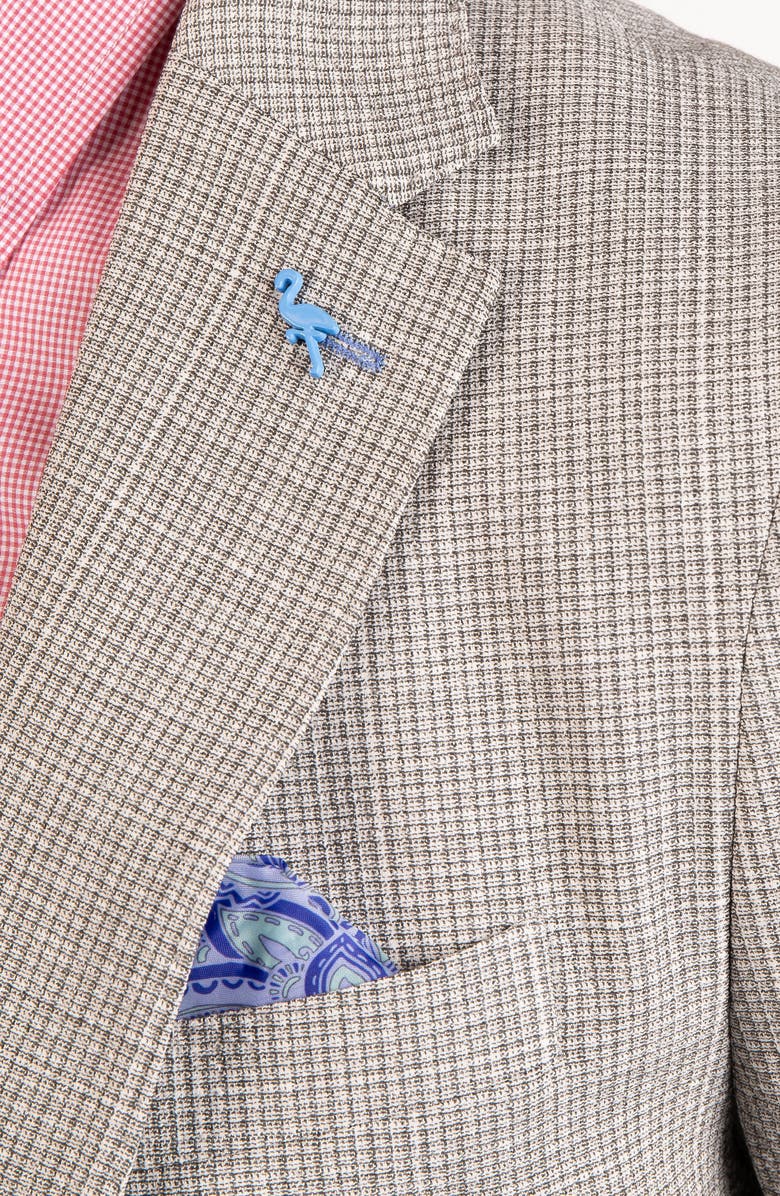 TailorByrd Mini Melange Check Sport Coat, Alternate, color, Sage