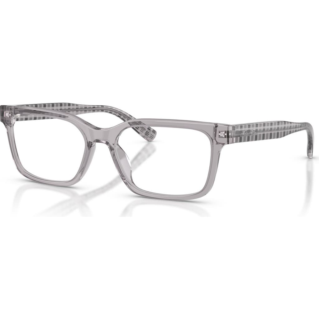 Brooks Brothers 55mm Rectangle Optical Glasses In Gray