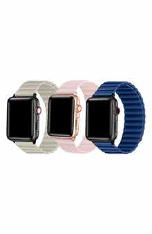The Posh Tech Assorted 3-Pack Silicone Apple Watch® Watchbands