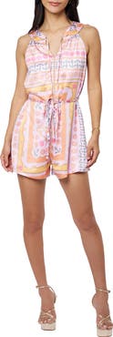 CIEBON Stace Nautical Print Romper