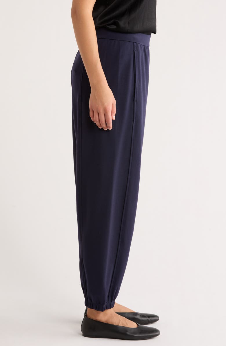 Eileen Fisher Lantern Ankle Ponte Joggers, Alternate, color, Ink