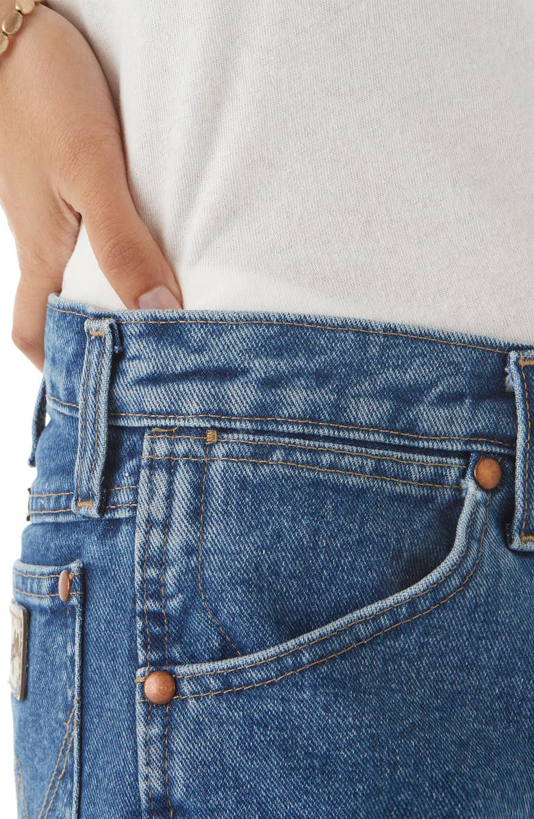 Wrangler Heritage Cutoff Denim Shorts, Alternate, color, 