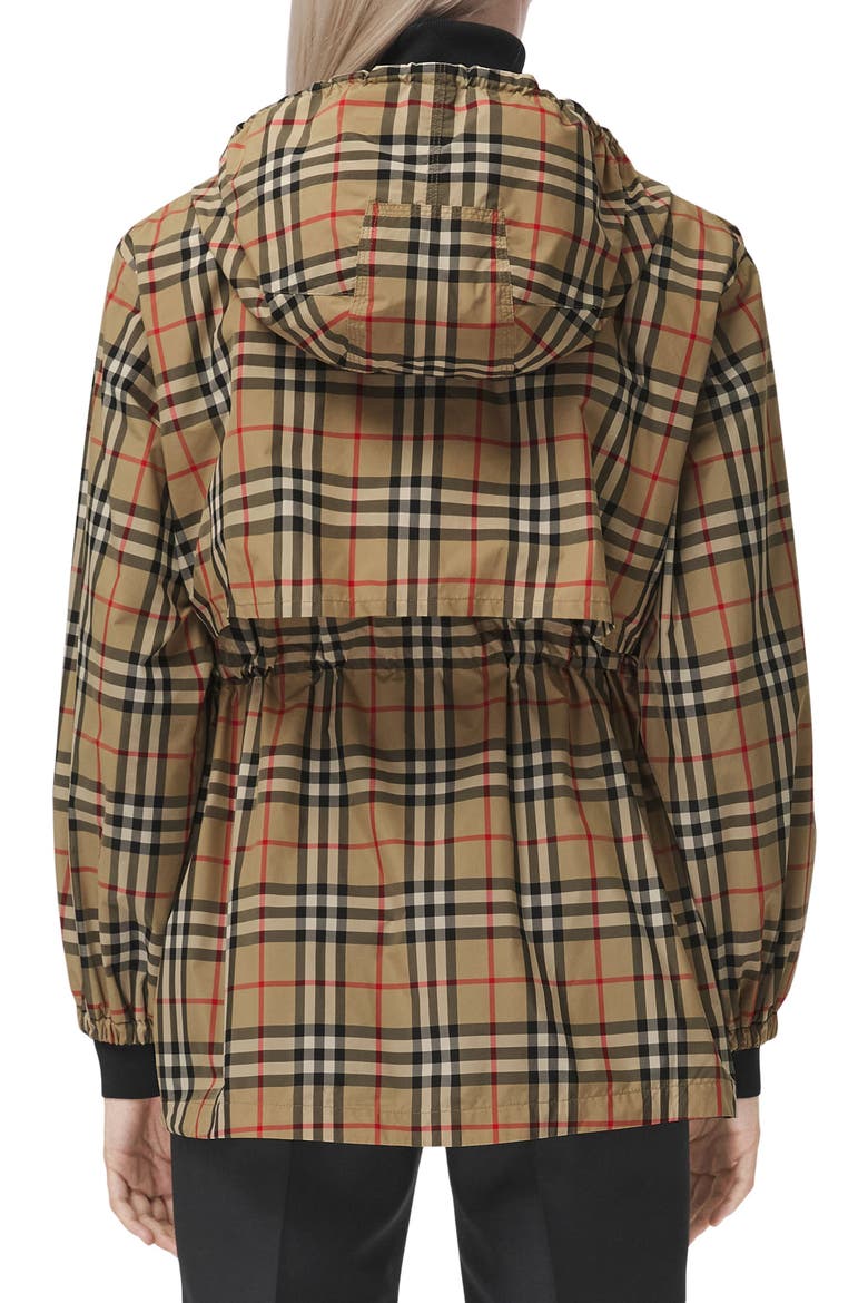 Binham Check Hooded Jacket, Alternate, color, ARCHIVE BEIGE CHECK