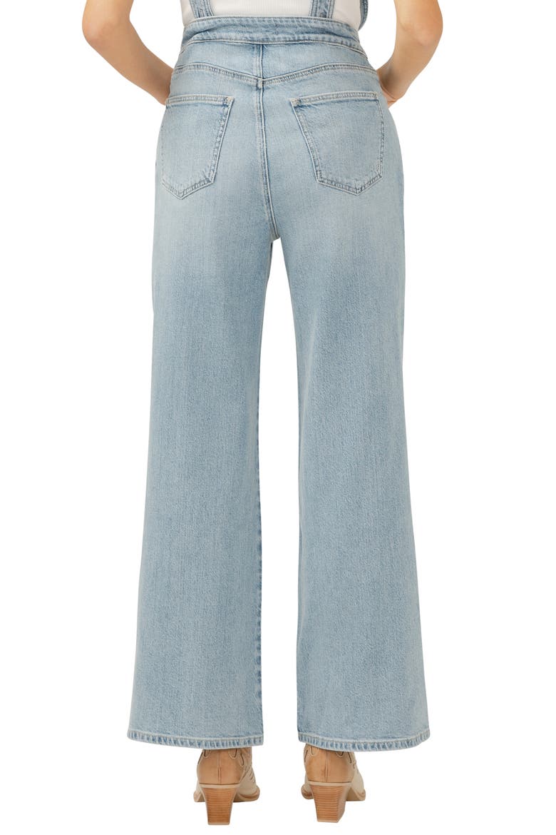 Wide Leg Denim Overalls, Alternate, color, INDIGO