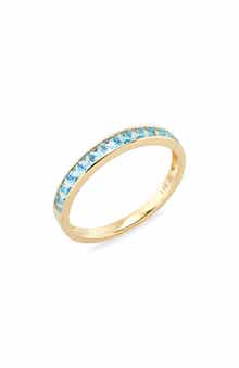 14K Gold Blue Topaz Ring (Nordstrom Exclusive)