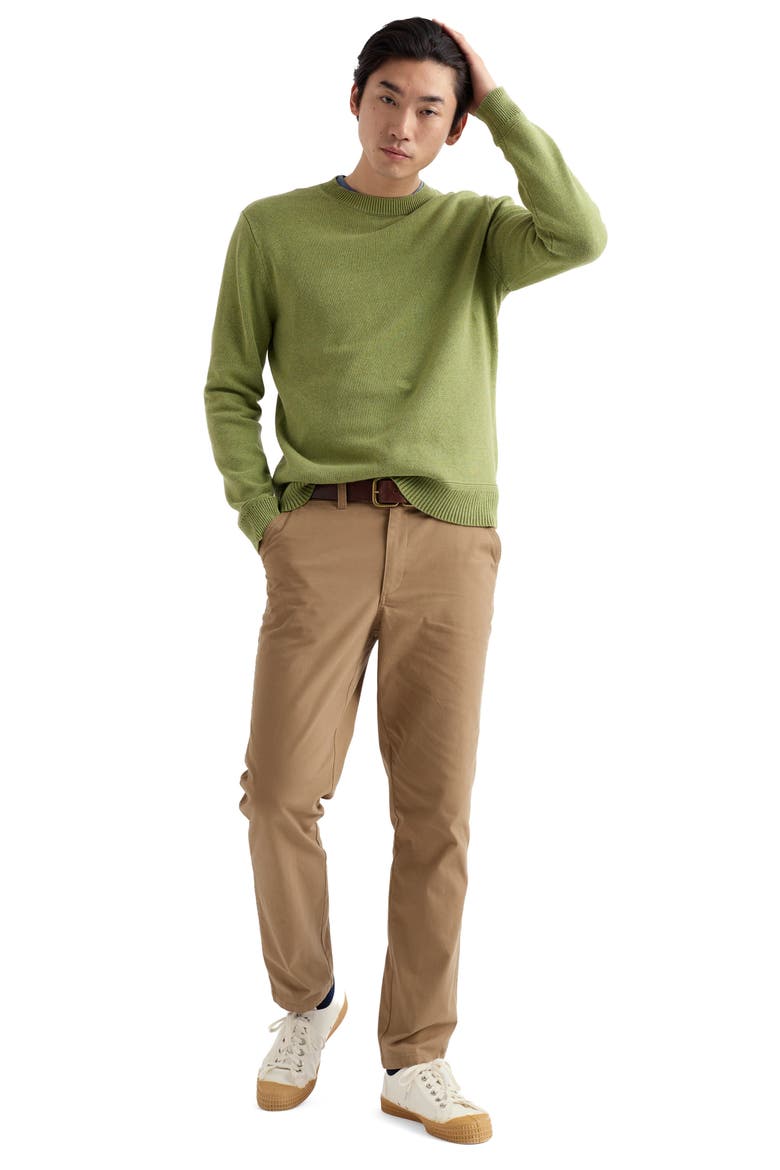 Moorstone Organic & Recycled Cotton Sweater, Alternate, color, GRASSHOPPER